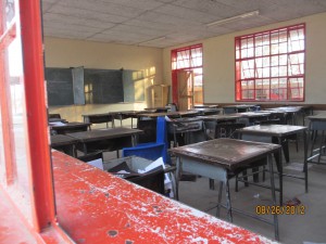 Standard Classroom.  45 to 50 students are in each class