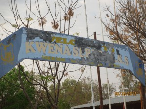 Welcome to Kwena Sereto CJSS - is what it used to say