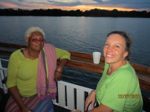 Zambezi River Sunset with Karla